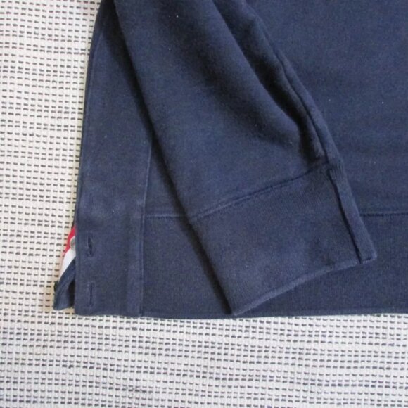 Thom Browne Navy Classic 4-Bar stripe Loopback Sweatshirts Size 4 L/XL - Picture 11 of 11